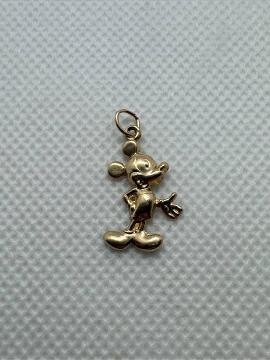 Jewelry - Rare Vintage Van Dell Disney Mickey Mouse 14K Yellow Gold Charm/Pendant